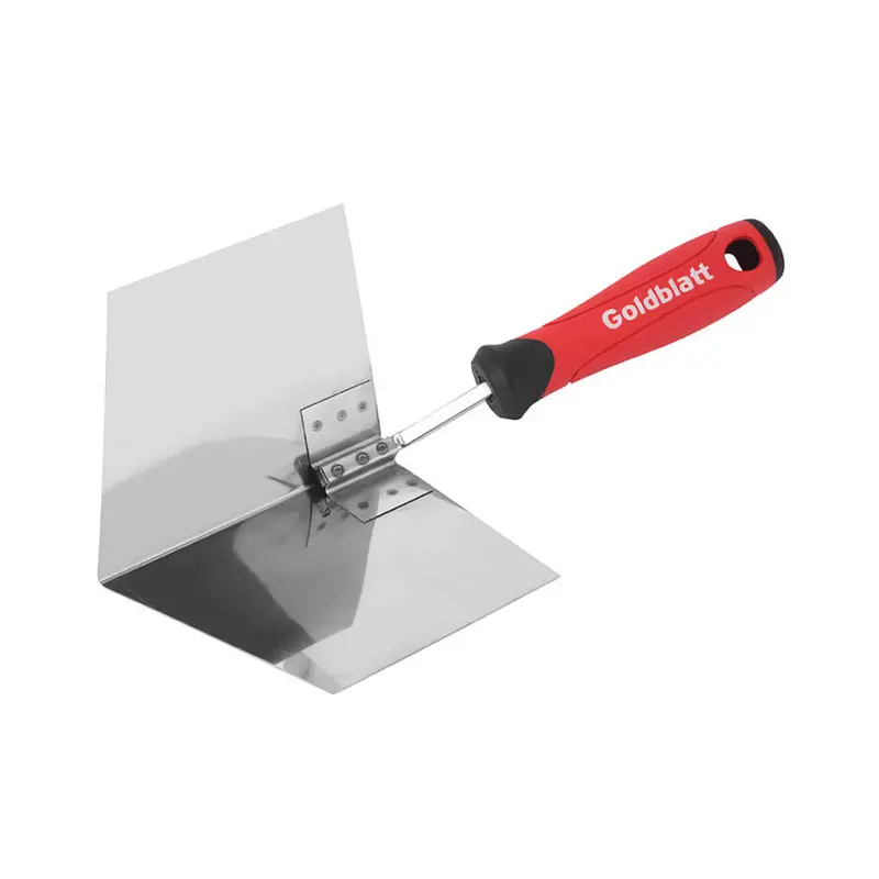 Goldblatt Large Inside Corner Trowel For Smooth Drywall Finishing 1