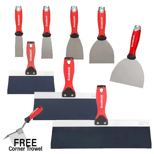 Goldblatt Premium Drywall Knife Set – Multi-Angle Blades 1