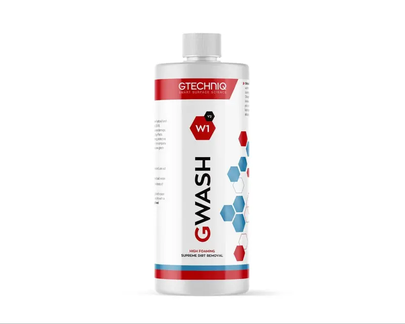 Gtechniq Gwash W1 Car Wash Shampoo – Low-Suds, High-Lubricity Cleansing Formula 1