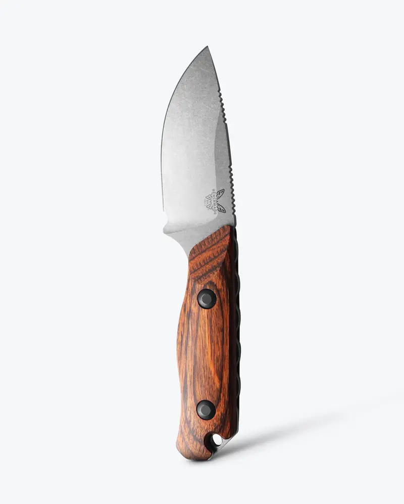 Hidden Canyon Hunter Drop-Point Knife With Stabilized Wood Handle 1