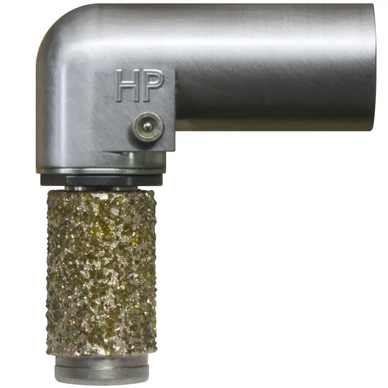 Horsepower 9/16" Diamond Flat-Nose Cylinder Burr – Smooth Finishing 1