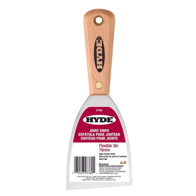 Hyde Hardwood-Handle Joint Knife – Durable Carbon Steel Construction 2
