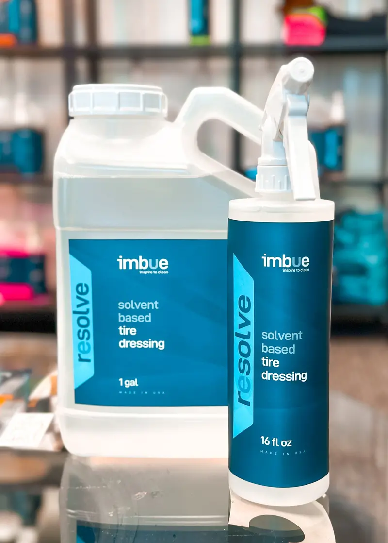 Imbue Resolve – Solvent-Based Tire Shine For Deep, Long-Lasting Gloss 1