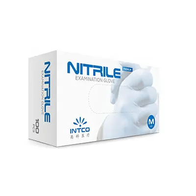 Intco Small-Sized Nitrile Examination Gloves (100-Pack) 1