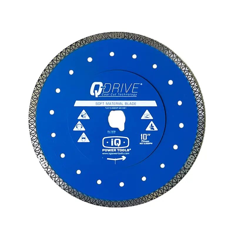 Iq 10-Inch Q-Drive Soft-Material Diamond Blade For Iqts244 1