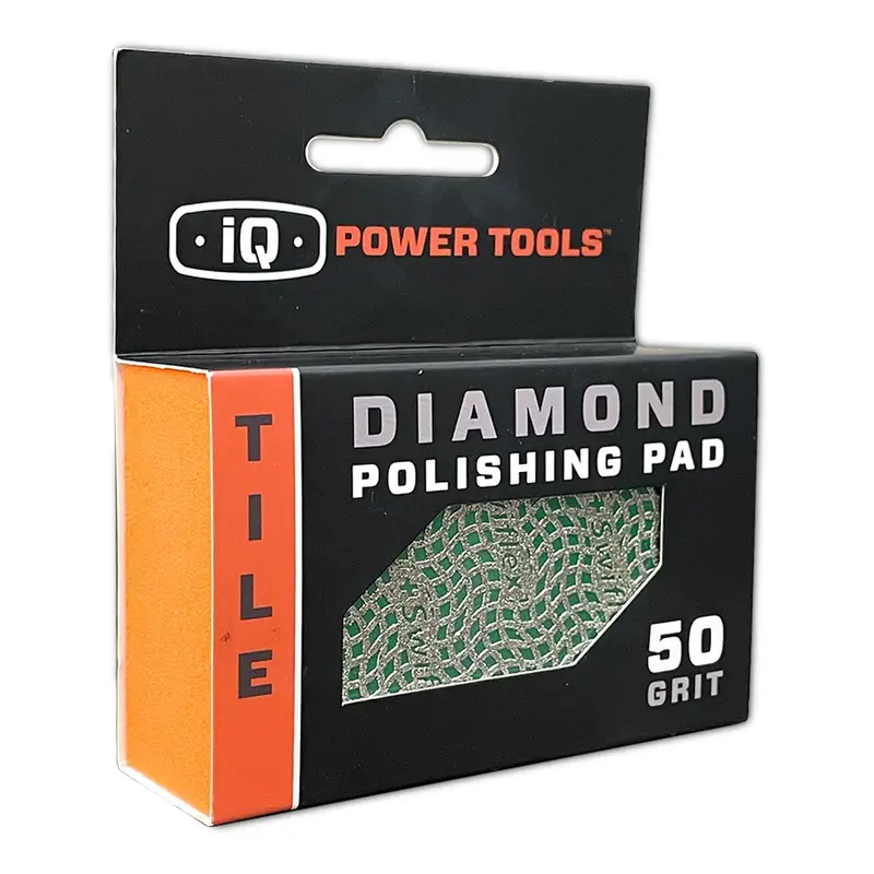 Iq Diamond Hand Grinding Pad – 50-Grit Coarse Abrasive 1