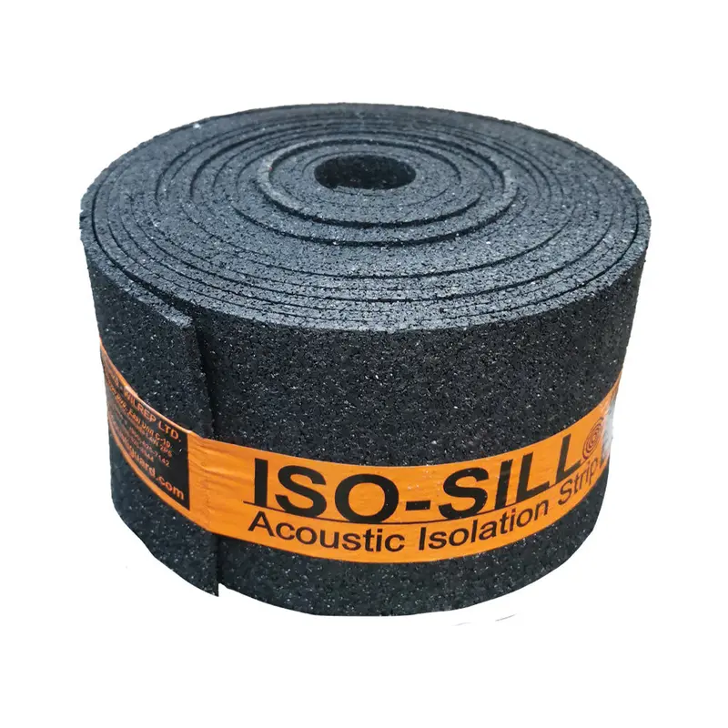 Iso-Sill 5-1/4" X 30' Rubber Isolation Pad For Soundproofing 1