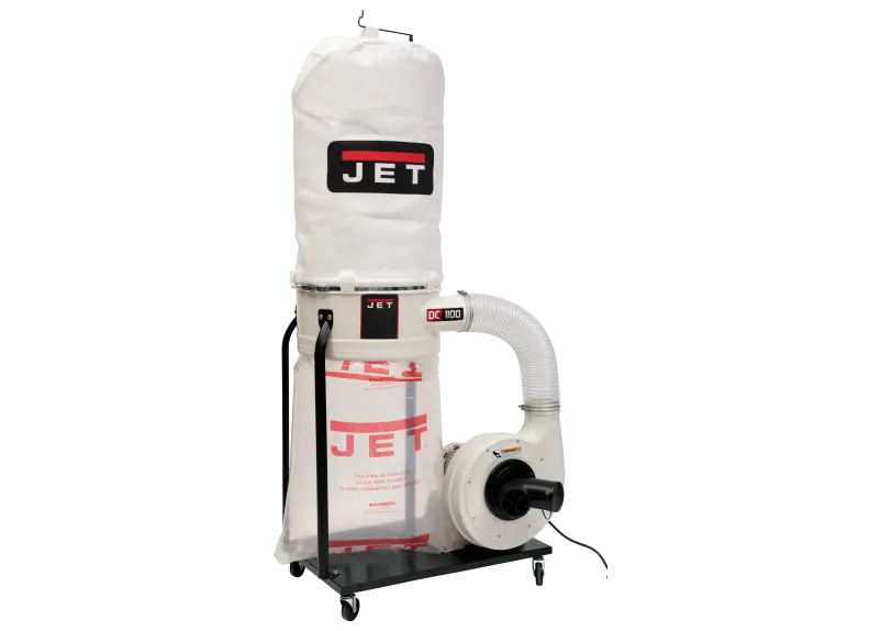 Jet Dc-1100Vx-5M 1100 Cfm Dust Collector With 5-Micron Bag Filter 1