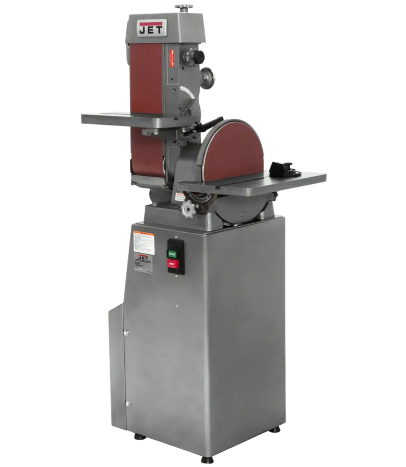 Jet J-4202A Industrial Belt-Disc Sander: 6" Belt × 48" Length + 12" Disc, 230V 3-Phase 1