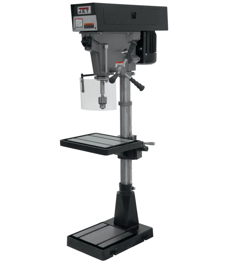 Jet J-A3816 6-Speed Floor Drill Press – 15" Swing, Dual Voltage (115V/230V) 1-Phase 1