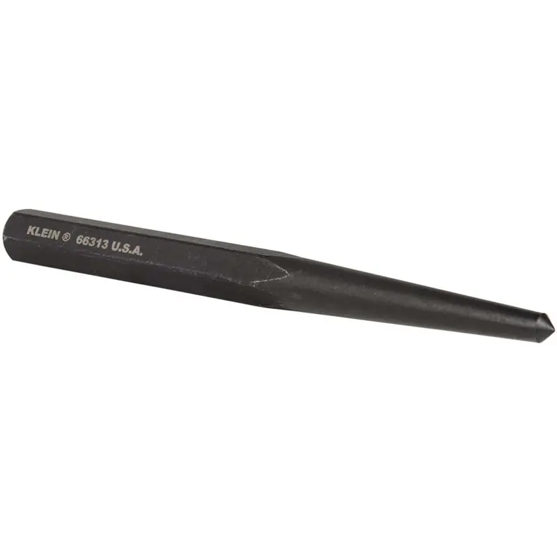 Klein Tools 1/2" Center Punch – 6" High-Strength Punch For Metalwork 1