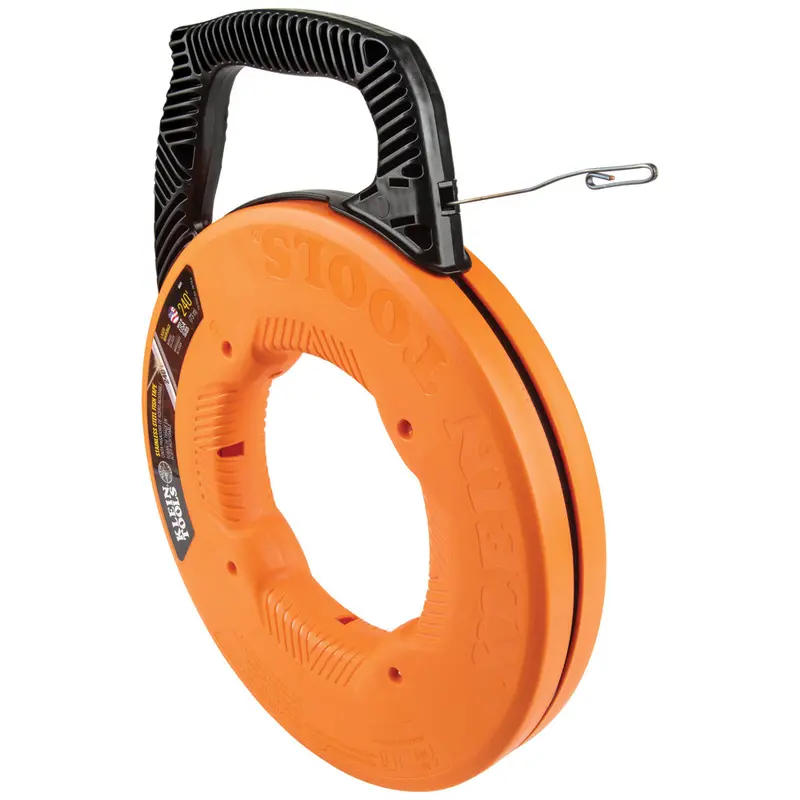 Klein Tools 1/8-Inch × 240-Foot Stainless Steel Fish Tape 1