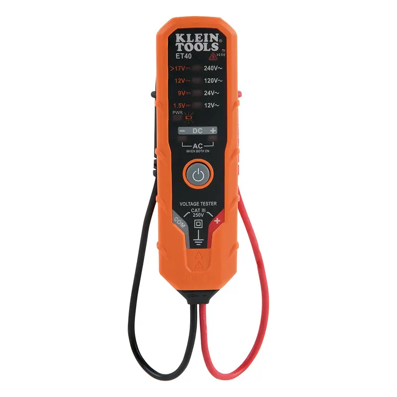 Klein Tools 12–240V Ac / 1.5–24V Dc Voltage Tester – Dual-Range Portable Diagnostic Device 1