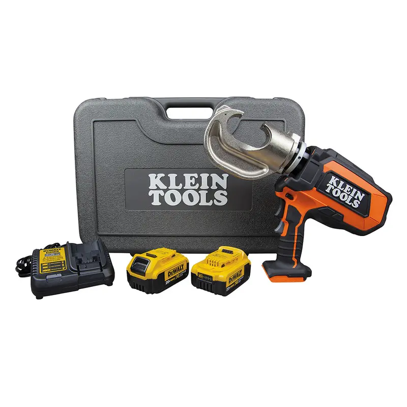 Klein Tools 12-Ton Hydraulic Crimper Kit With Accessories 1