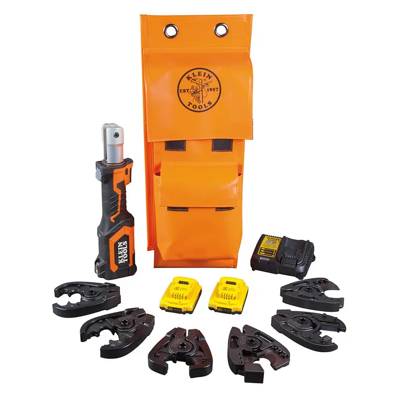 Klein Tools 2 Ah Cordless Cable Cutter/Crimper Kit 1