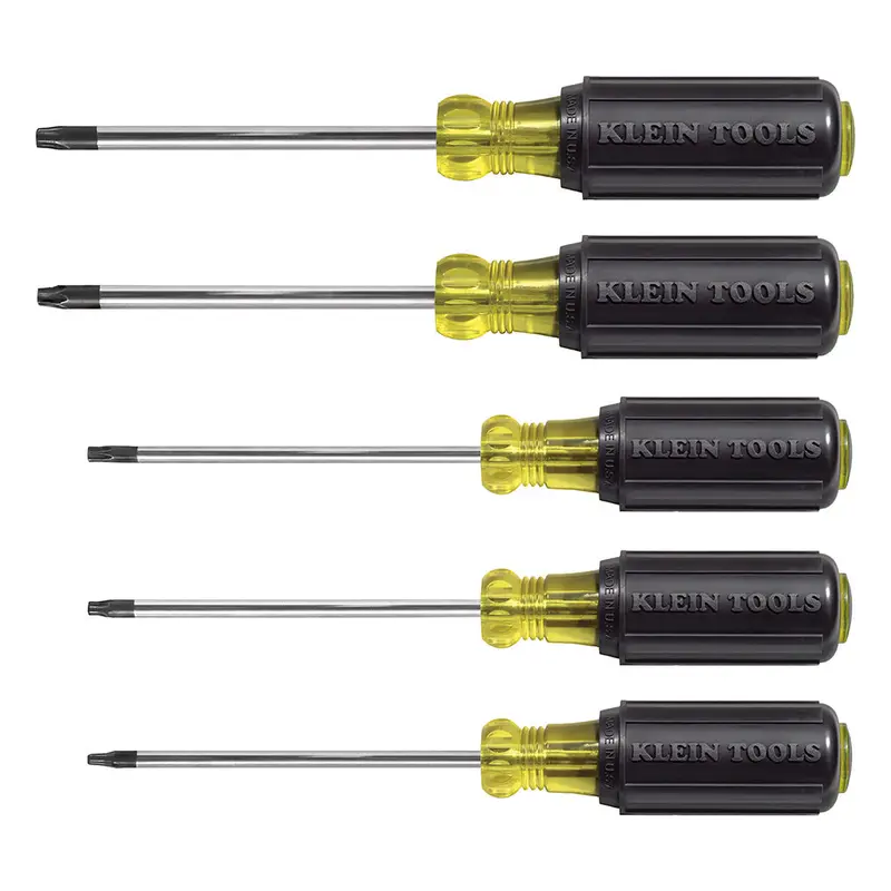 Klein Tools 5-Piece Torx Screwdriver Set For Precision Fastening 1