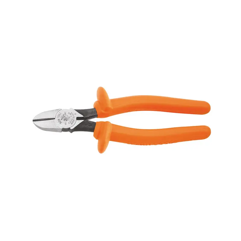 Klein Tools 7-Inch Insulated Tapered-Nose Diagonal Cutting Pliers 1