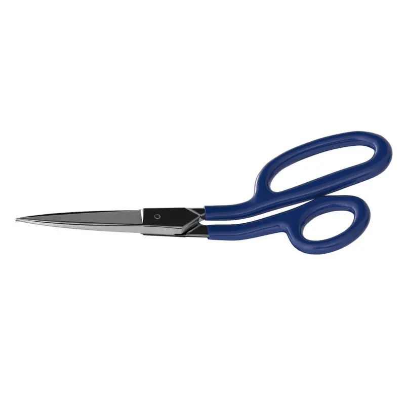Klein Tools 9-Inch Curved Carpet Shear With Large Ring And Coated Grip 1