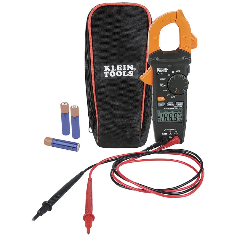 Klein Tools Ac Auto-Ranging Digital Clamp Meter — 400A True Rms 1