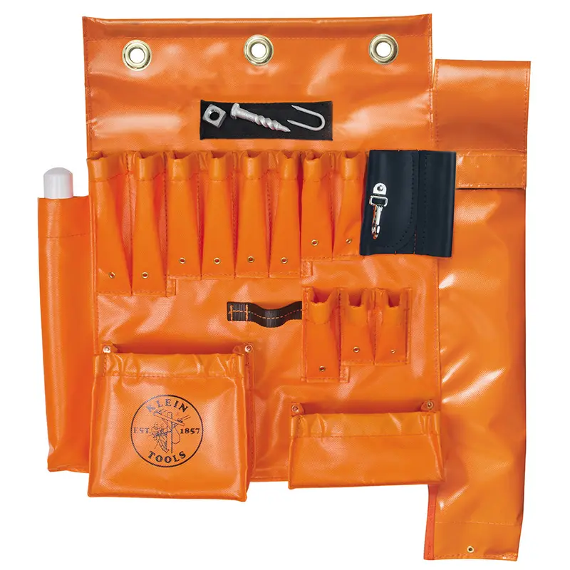 Klein Tools Aerial Apron With Hot Stick Pocket And Integrated Magnet 1