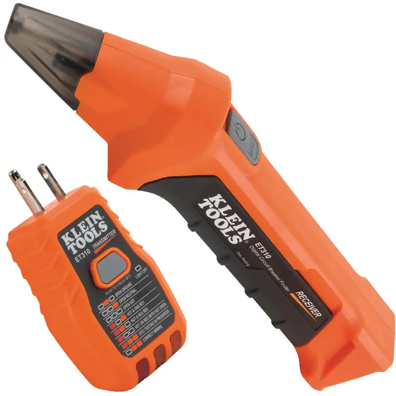 Klein Tools Circuit Breaker Finder With Gfci Outlet Tester – Fast, Safe Panel Identification And Safety Verification 1