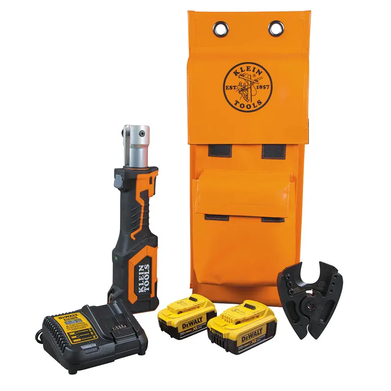 Klein Tools Cu/Al Cable Cutter Kit – 4 Ah Battery 1