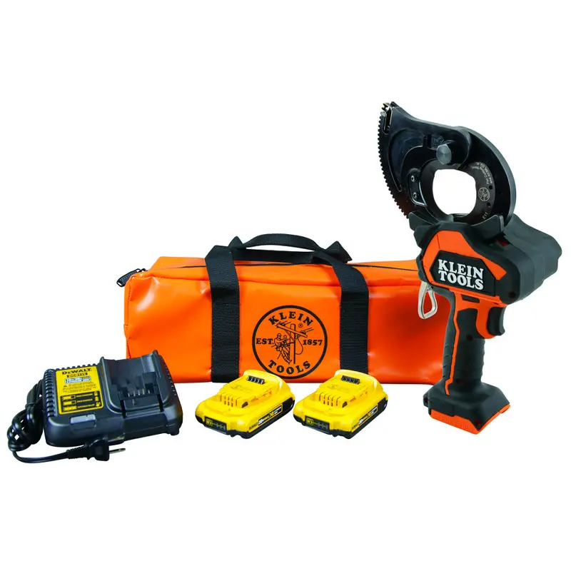 Klein Tools Ehs Closed-Jaw Cable Cutter Kit – 2 Ah Battery 1