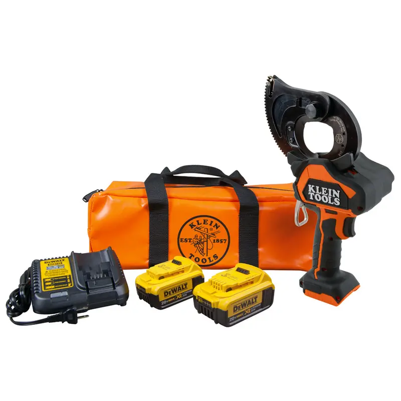 Klein Tools Ehs Closed-Jaw Cable Cutter Kit – 4 Ah Battery 1