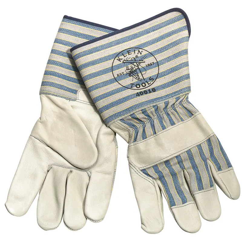 Klein Tools Extended-Length Long-Cuff Protective Gloves 1