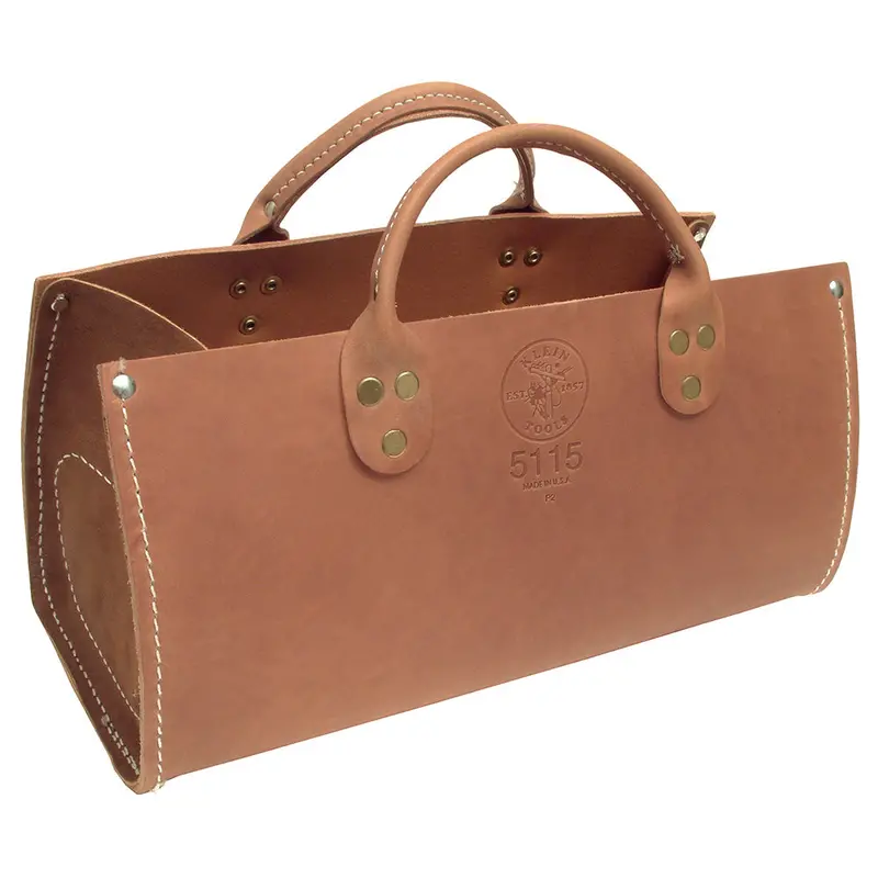 Klein Tools Heavy-Duty Leather Tote For Tools 1