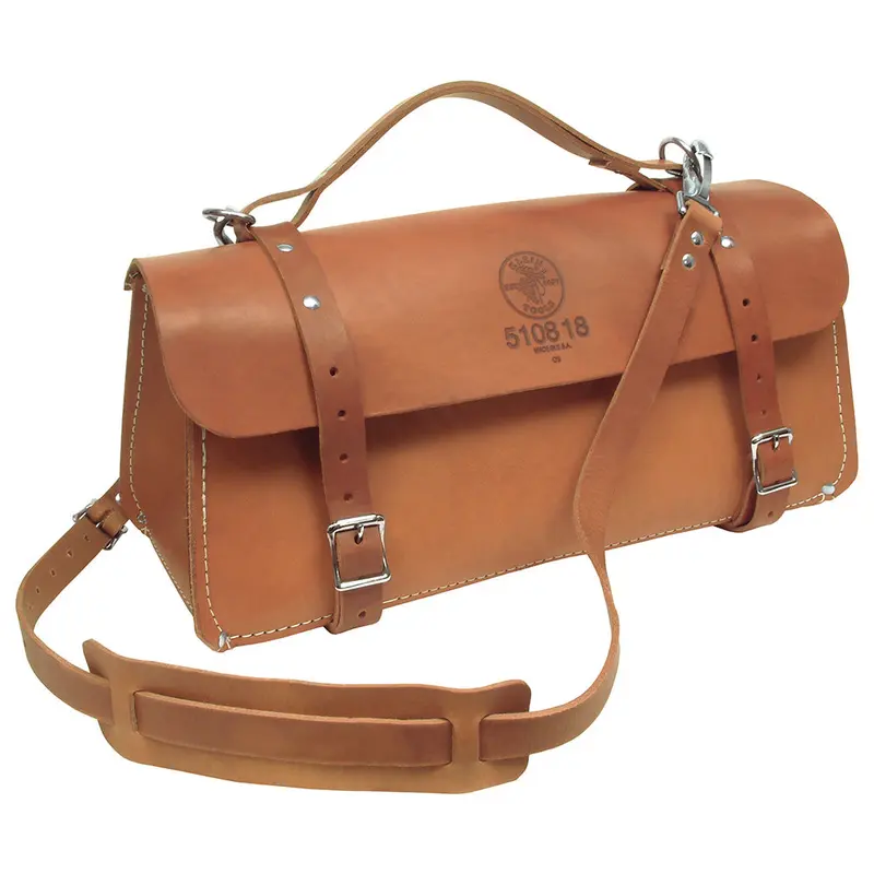 Klein Tools Premium Leather Tool Carry Bag 1
