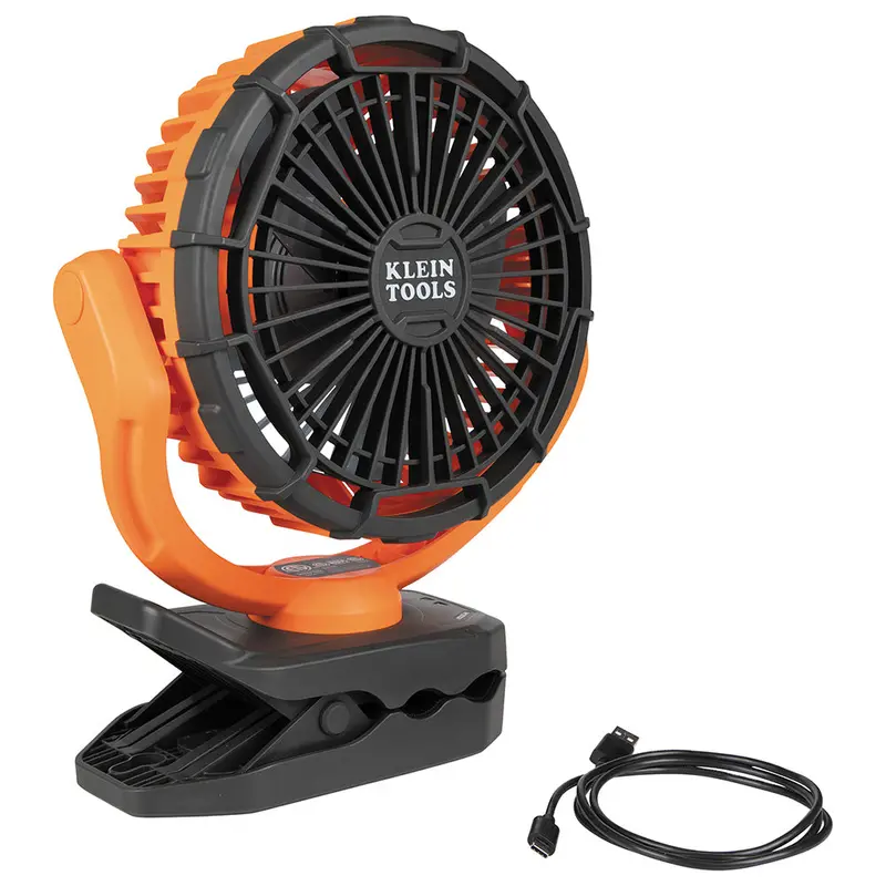 Klein Tools Rechargeable Clamping Worksite Fan 1