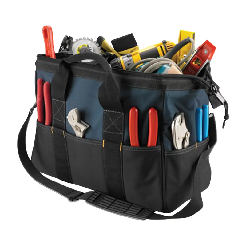 Kuny’S 16-Inch Bigmouth Tool Bag With 22 Organized Pockets 1
