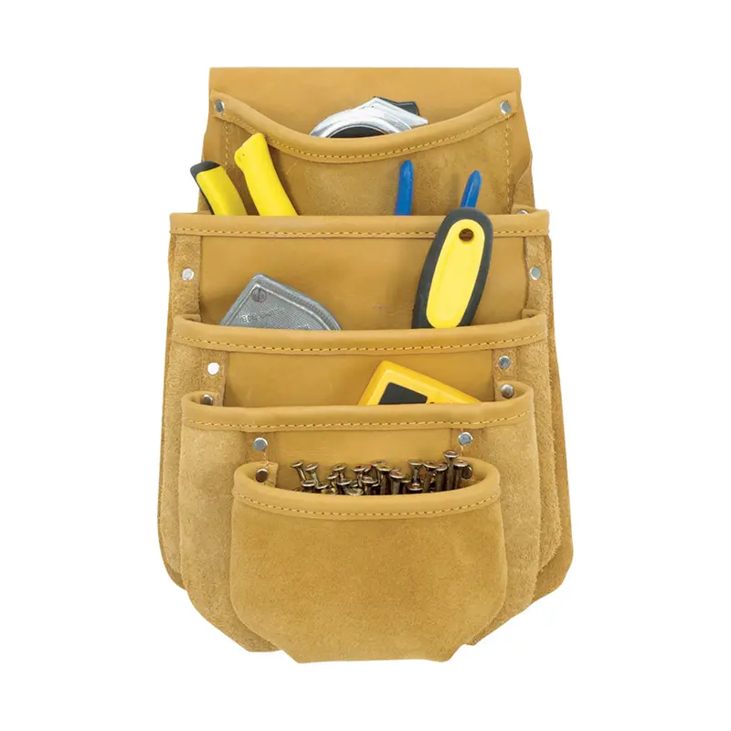 Kuny'S 5-Pocket Leather Nail And Tool Bag With Vintage-Inspired Craftsmanship 1