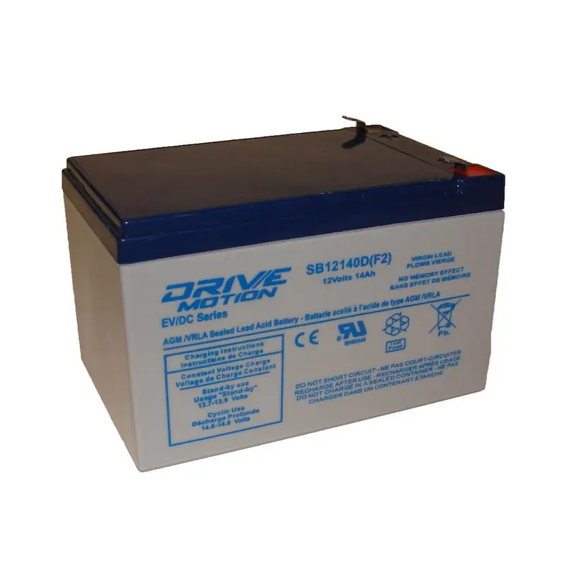 Lcb Ev15-12 Ups Battery – 12V 14Ah Sealed Lead-Acid With F2 Faston Terminals 1