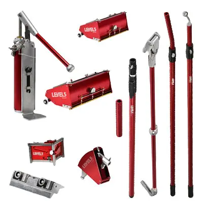 Level 5 "Big Red" Premium Drywall Tool Collection 1