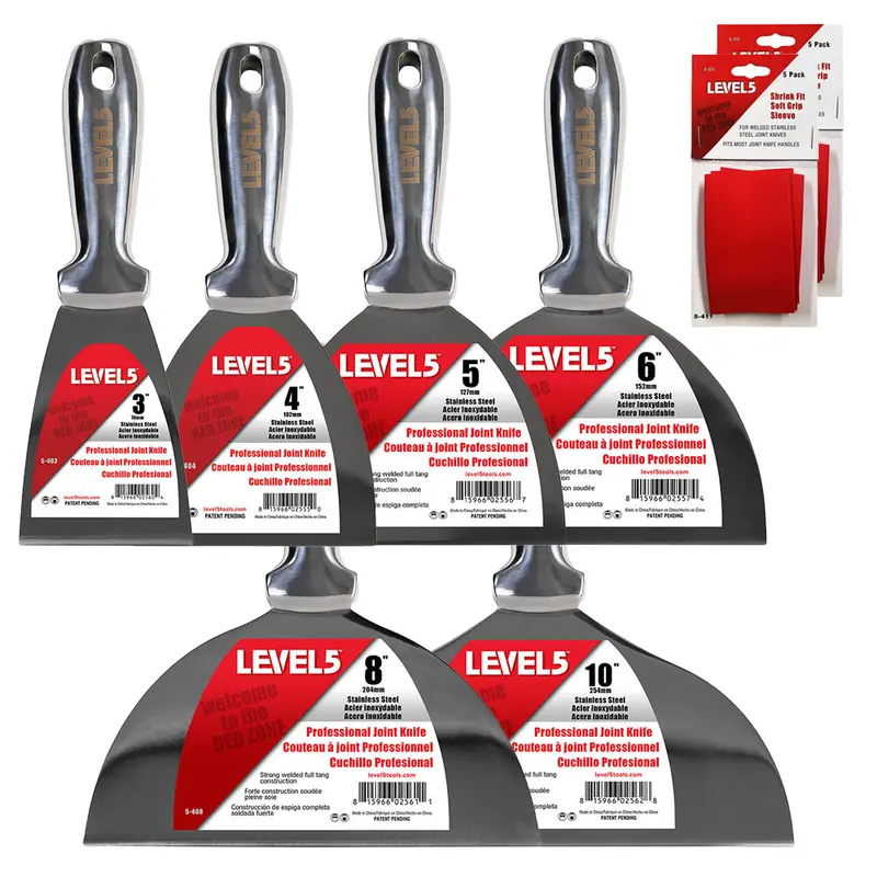 Level 5 One-Piece Stainless Steel Joint Knife Set – Full-Size Blades 1