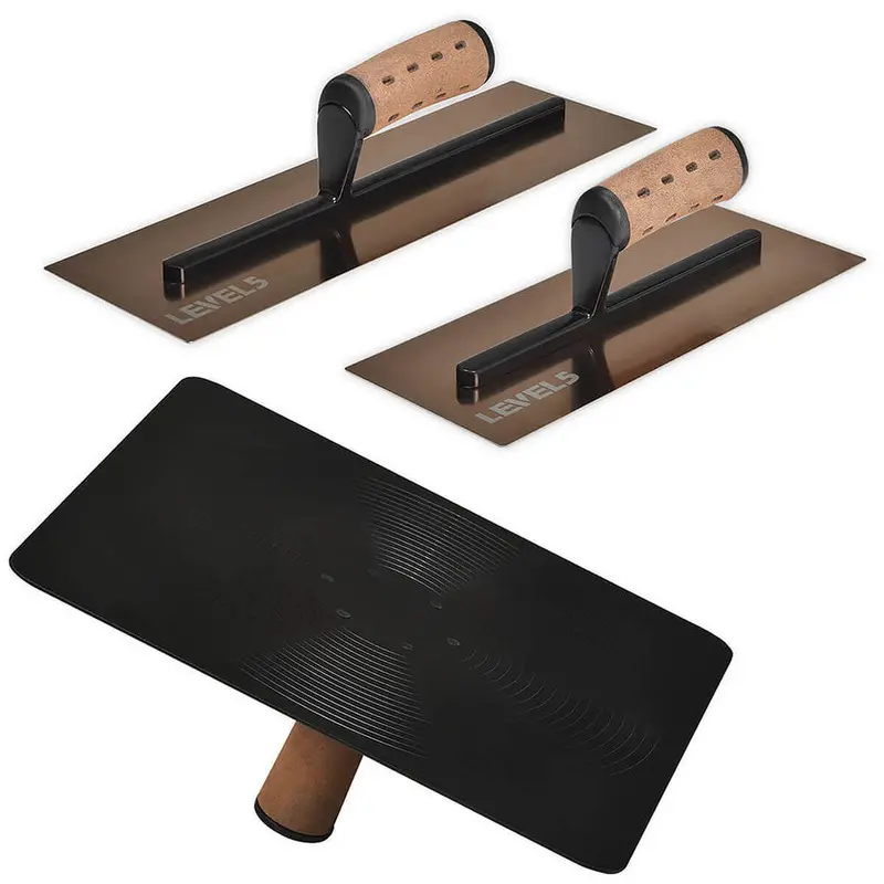 Level 5 Professional Trowel Set With Aluminum Hawk For Efficient Mudding 1