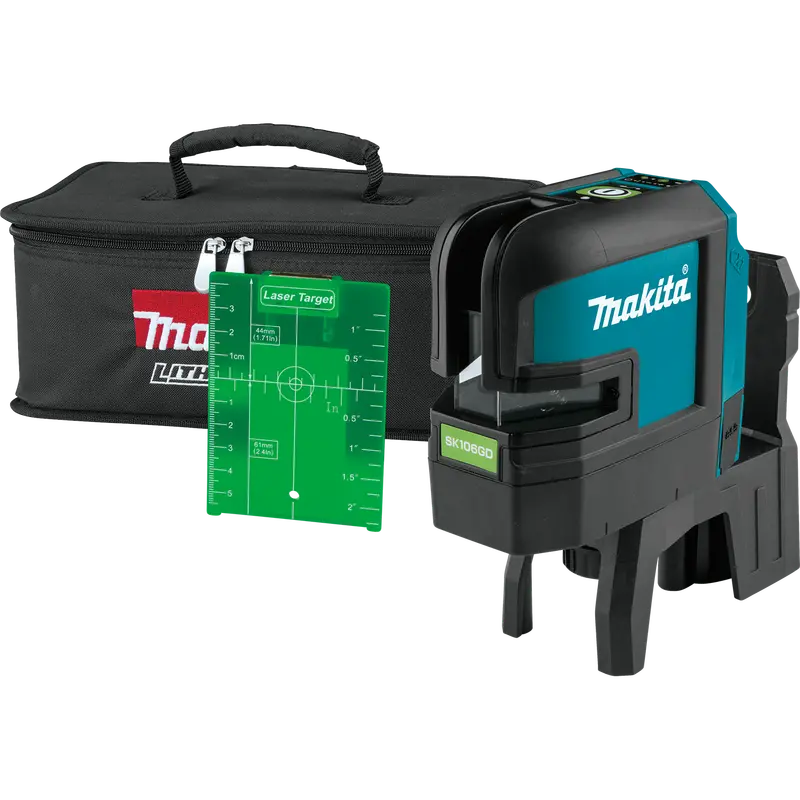 Makita 12V Max Cxt Green Cross-Line & 4-Point Laser Level (Bare Tool) 1