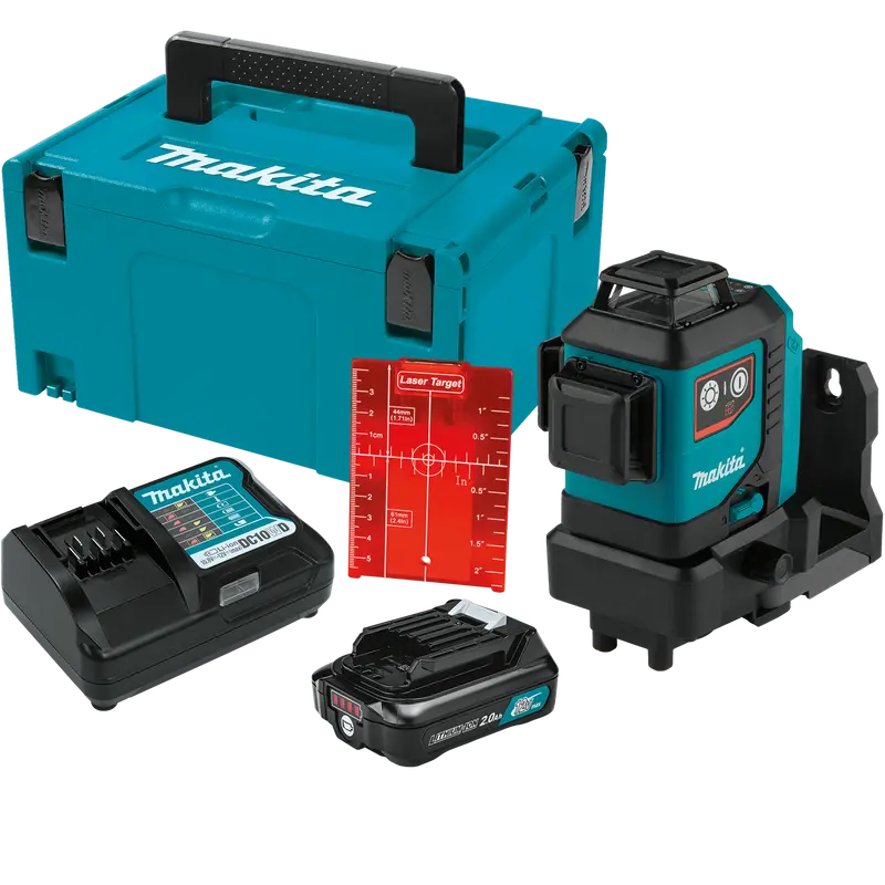 Makita 12V Max Cxt Red 360° 3-Plane Laser Level Kit 1