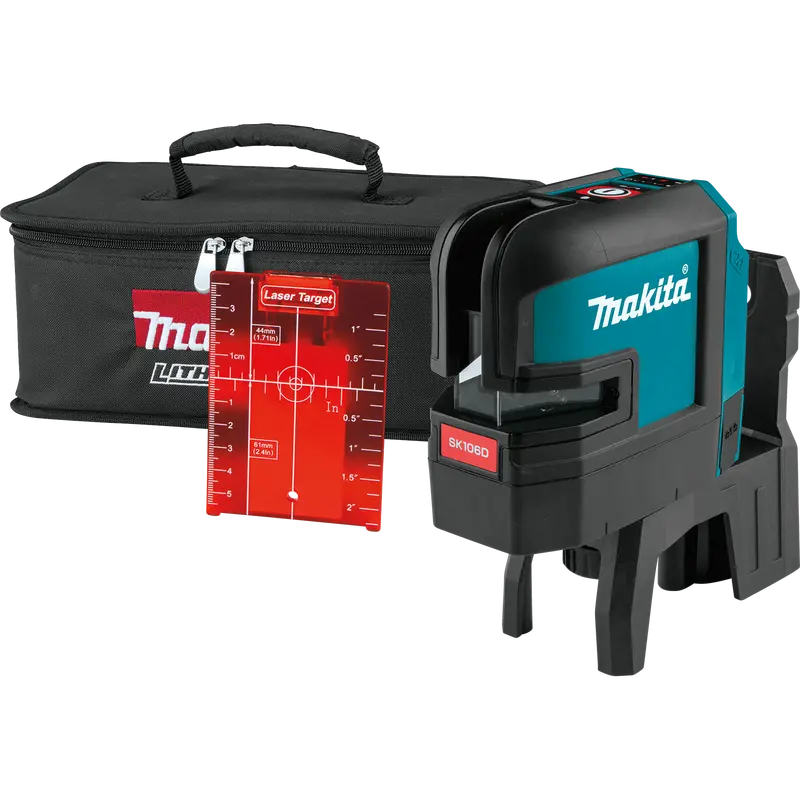 Makita 12V Max Cxt Red Cross-Line & 4-Point Laser Level (Bare Tool) 1