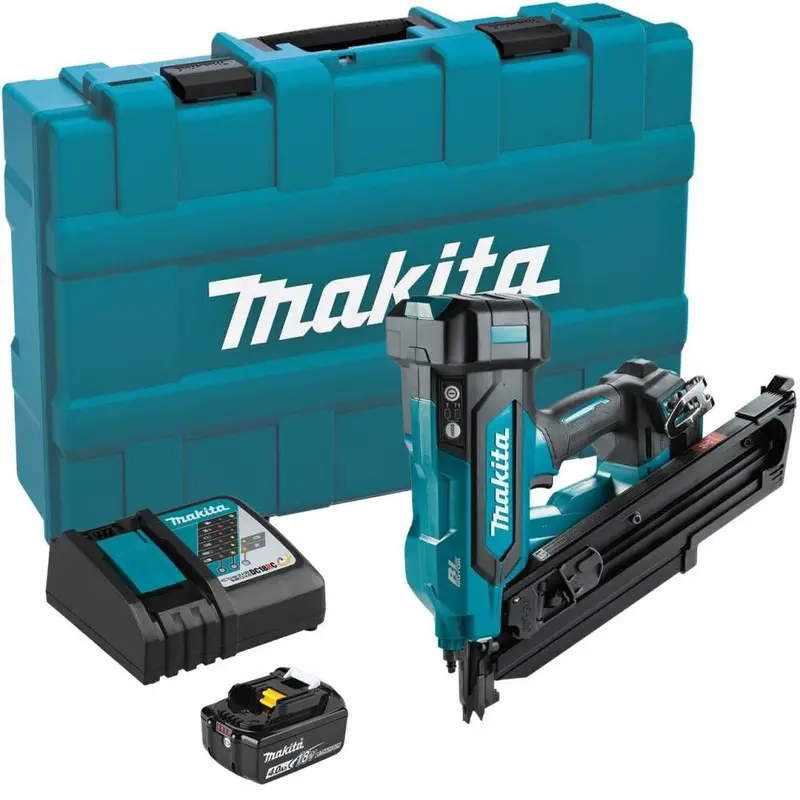 Makita 18V Lxt Brushless 30° Clipped-Head Framing Nailer (3-1/2") – 4Ah Kit 1