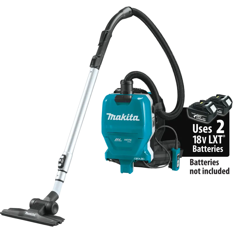 Makita 36V (18V×2) 0.5-Gallon Hepa Backpack Vacuum – Bare Tool 1