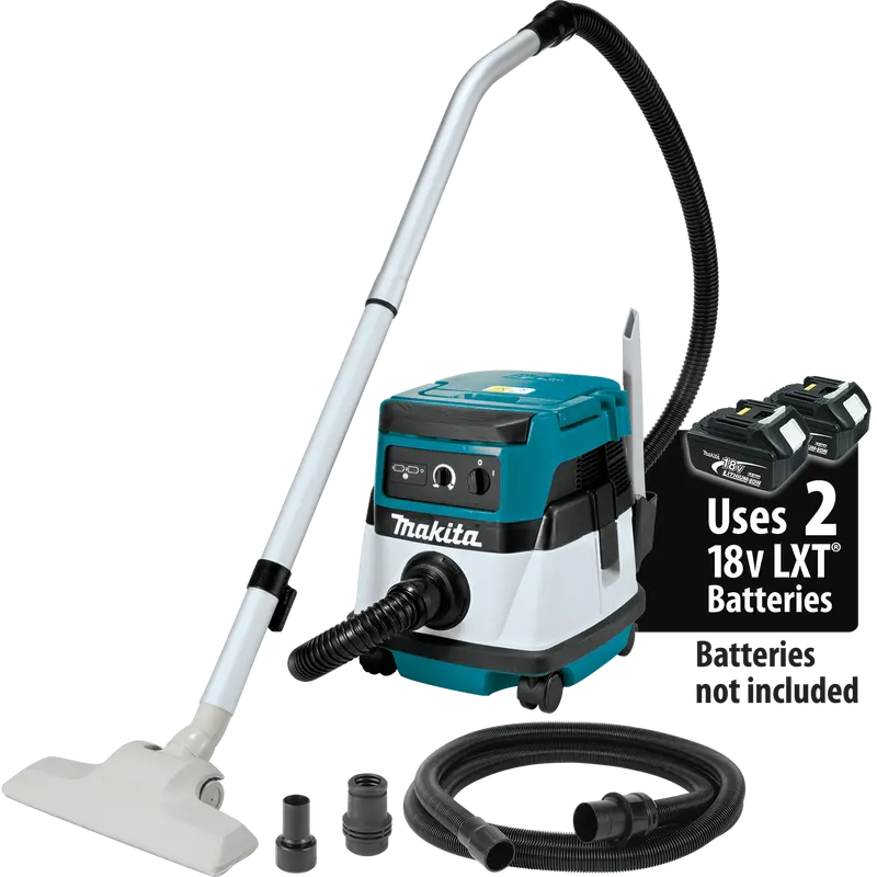 Makita 36V (18V×2) 2.1-Gallon Hepa Dust Extractor/Vacuum – Bare Tool 1