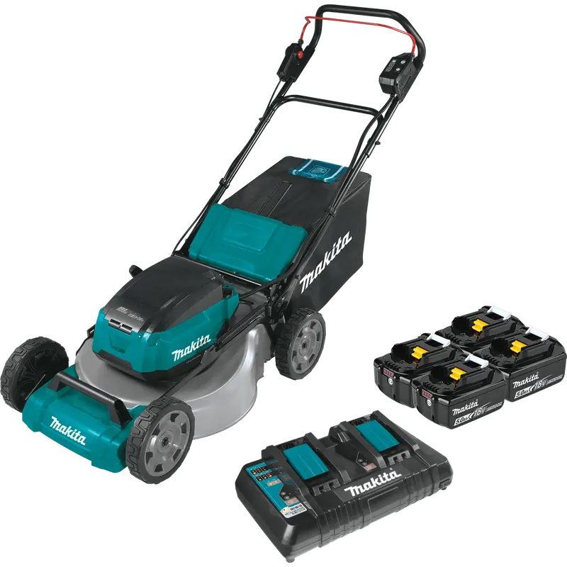 Makita 36V Dual-Battery 21-Inch Commercial Lawn Mower Kit With 4 Batteries 1