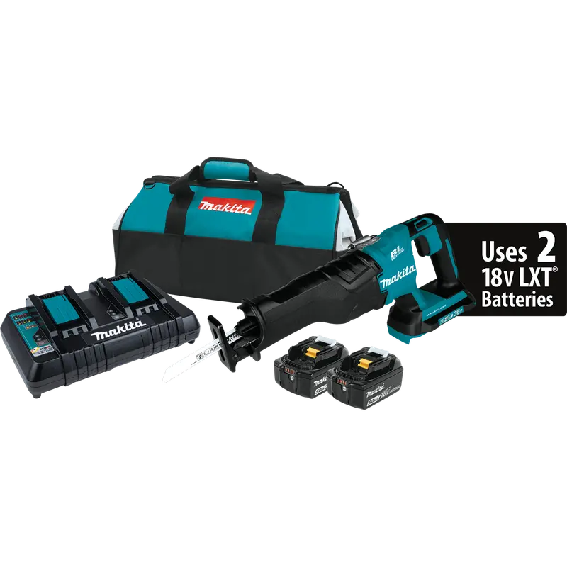 Makita 36V Lxt Dual-Battery Cordless Reciprocating Saw – Complete Kit 1