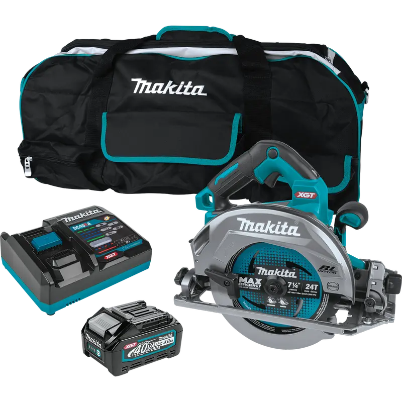 Makita 40V Xgt 7-1/4-Inch Guide Rail-Compatible Circular Saw – Full Kit 1