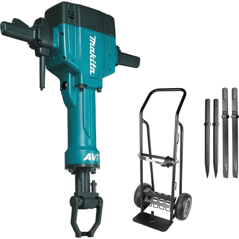 Makita Low-Vibration Breaker Hammer For 1-1/8" Hex Accessories 1