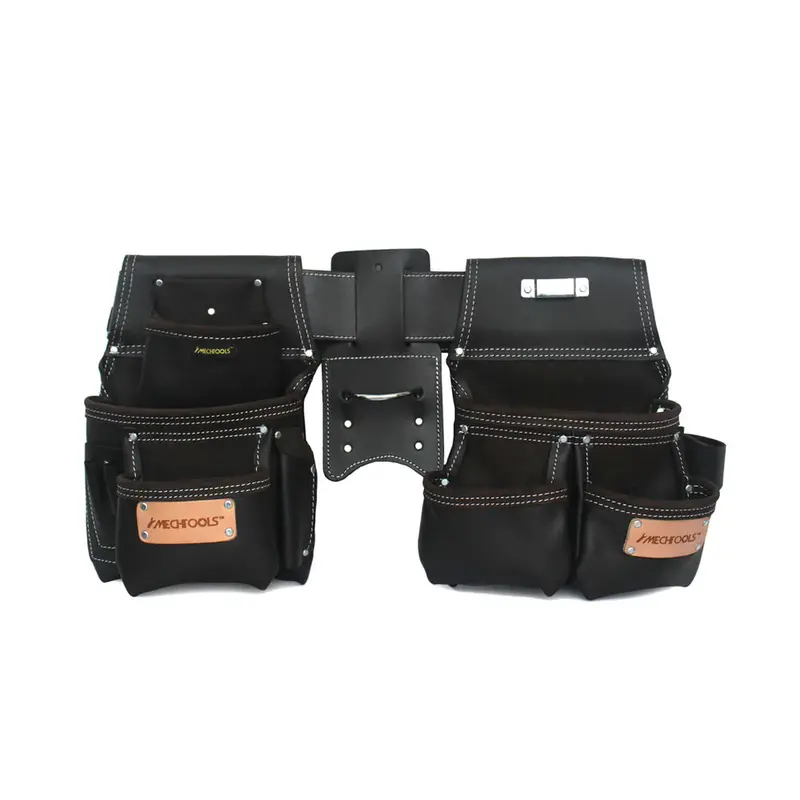 Mechtools Premium Oil-Tanned Leather Tool Rig With Reinforced Stitching 1