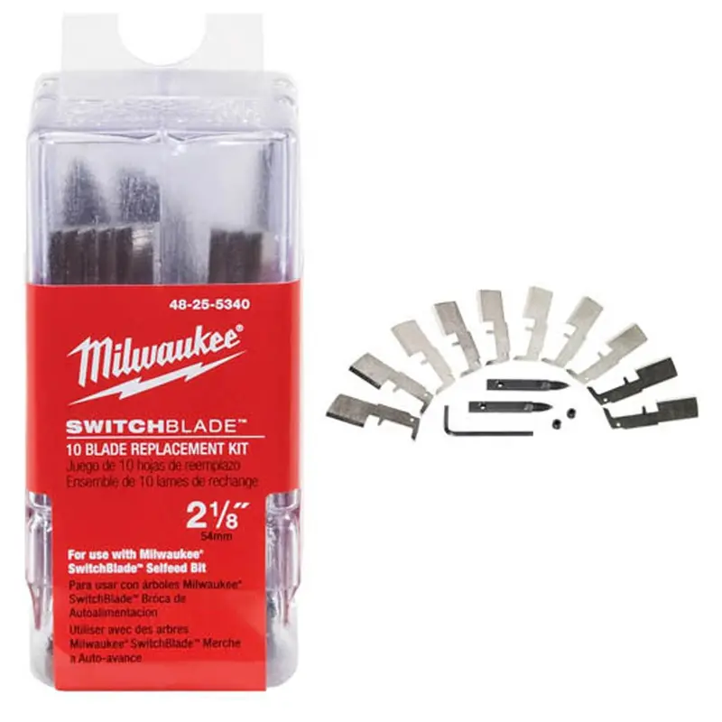 Milwaukee 1-1/2-Inch Switchblade Replacement Blades – 10-Blade Pack – Model 48-25-5325 1